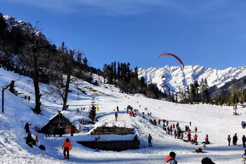 snow in Himachal Pradesh, INDIA