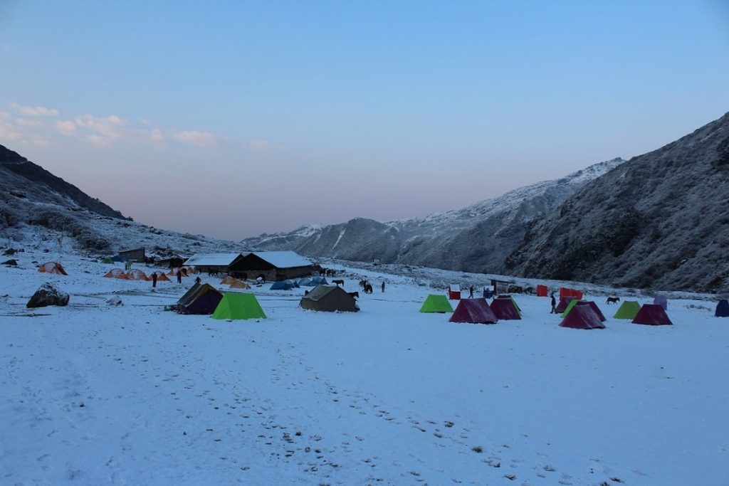 Snow in Sikkim, INDIA
