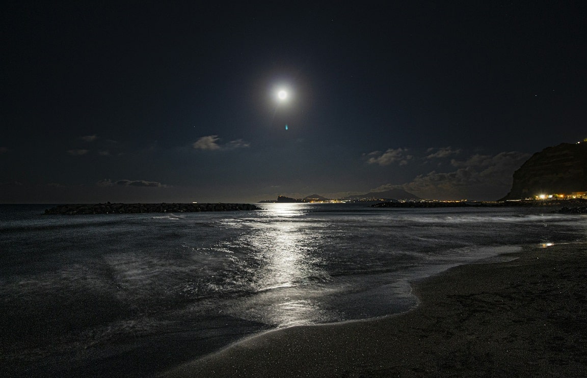 Baga Beach at Night