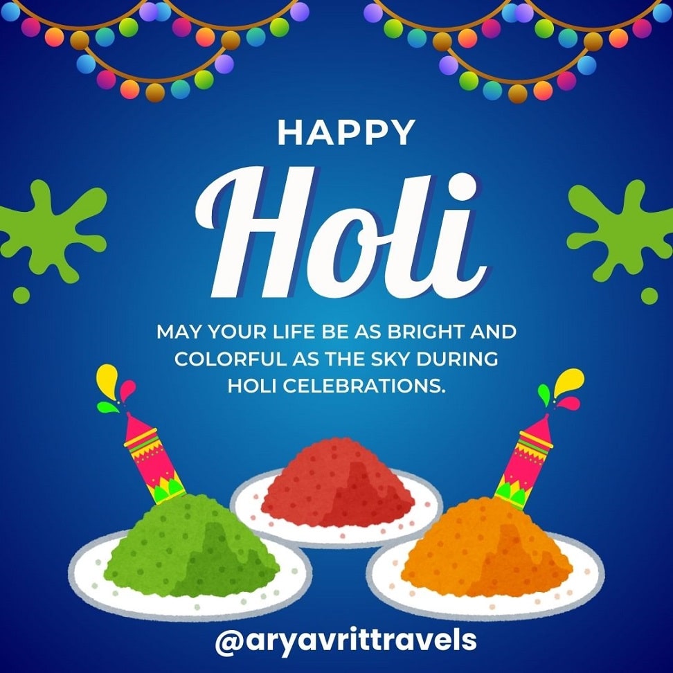 creative holi wishes